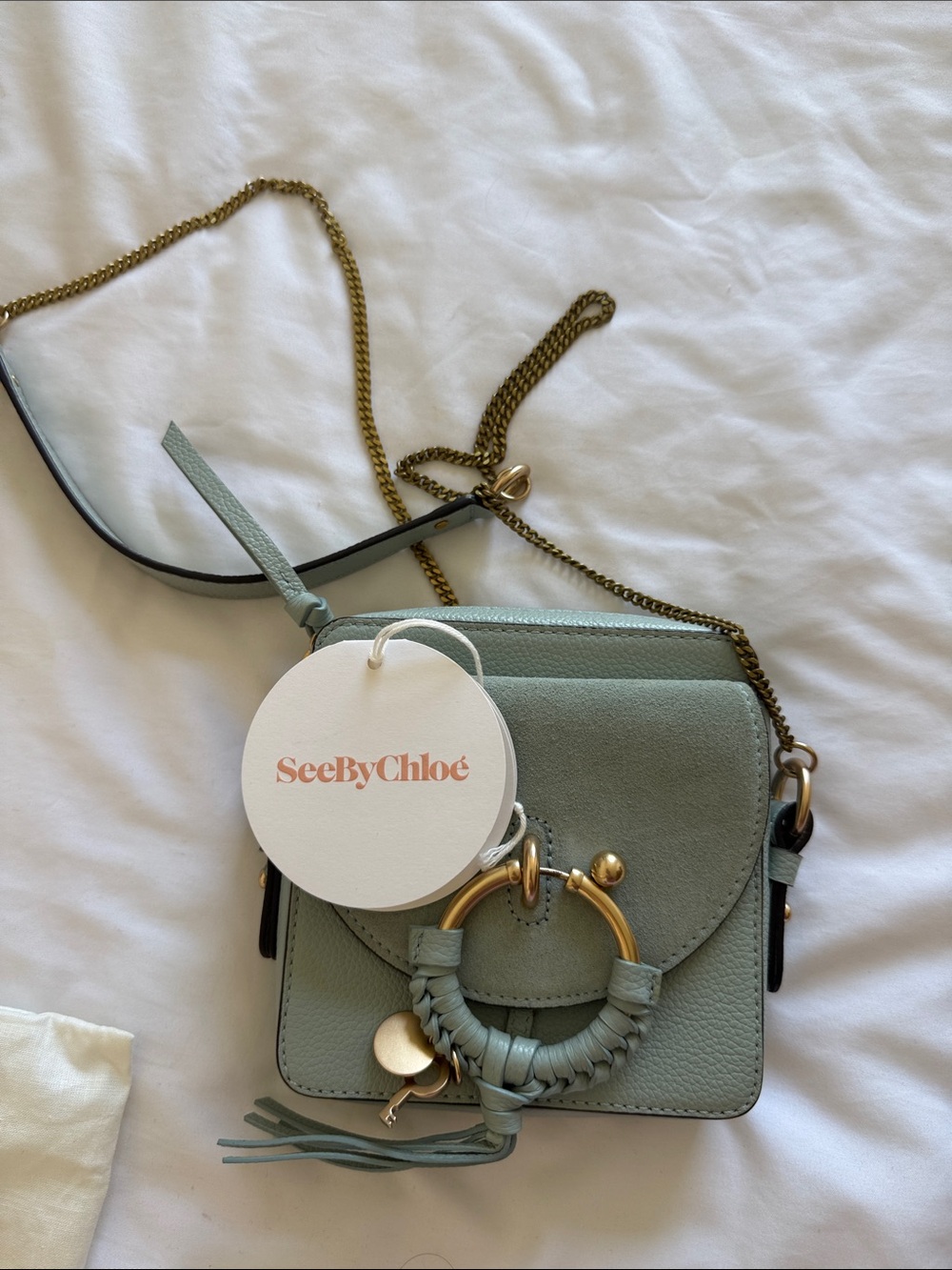 See by Chloé Mini Joan Suede & Leather Crossbody Bag - Picture 2 of 4